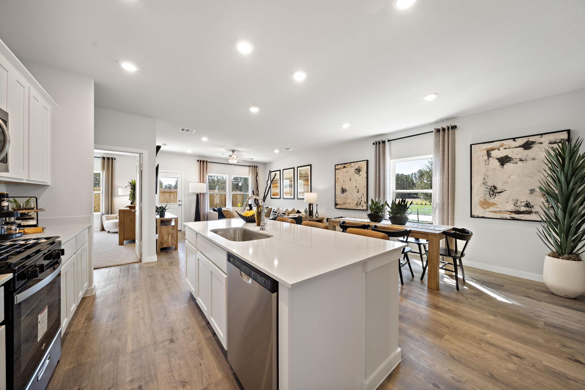 New homes at Northpark South in Porter, TX