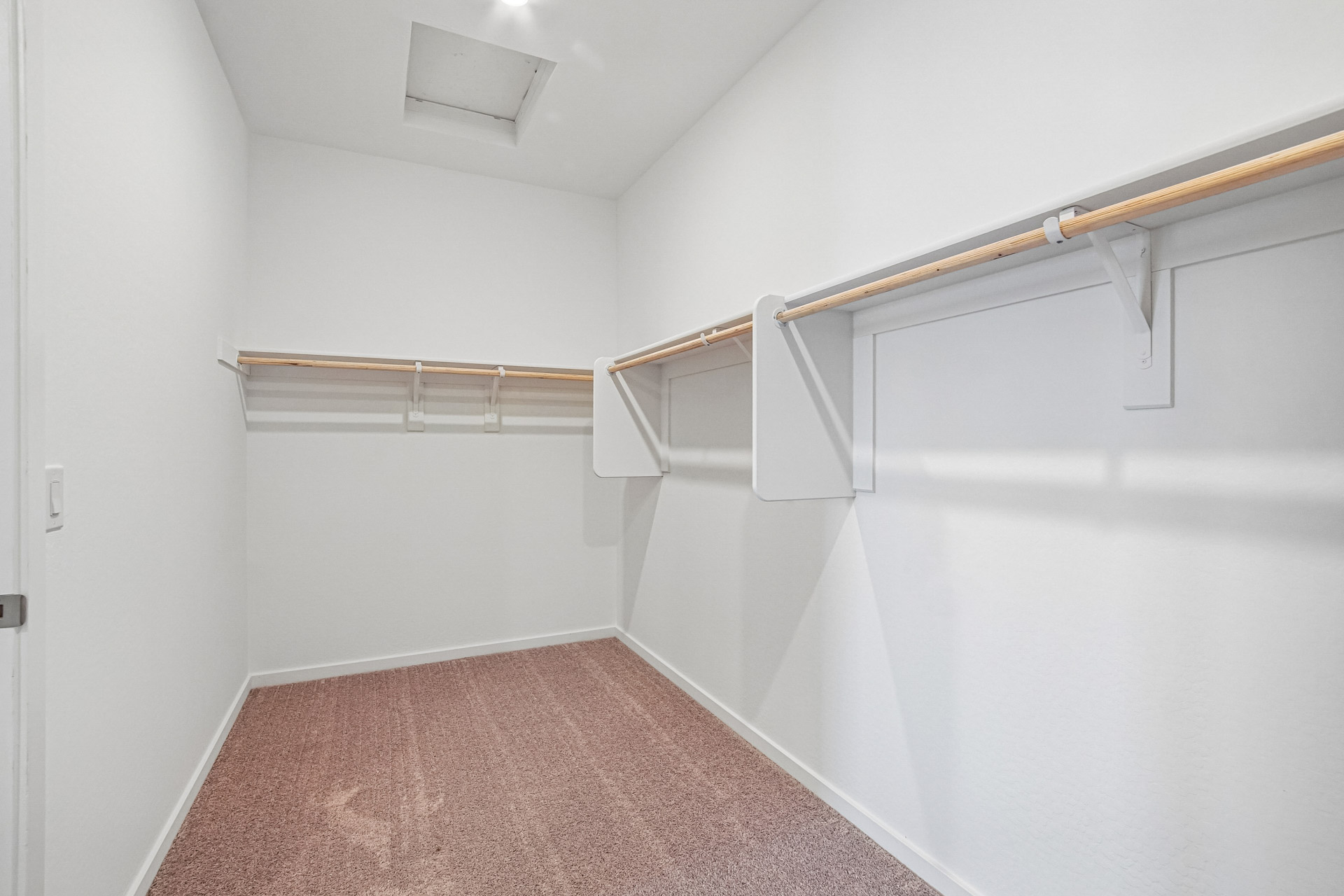 A staircase in a room.