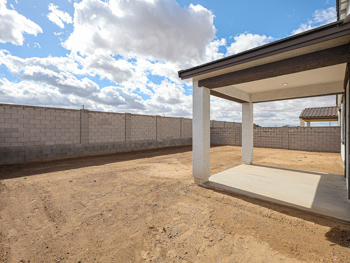 A building with a fence around it.