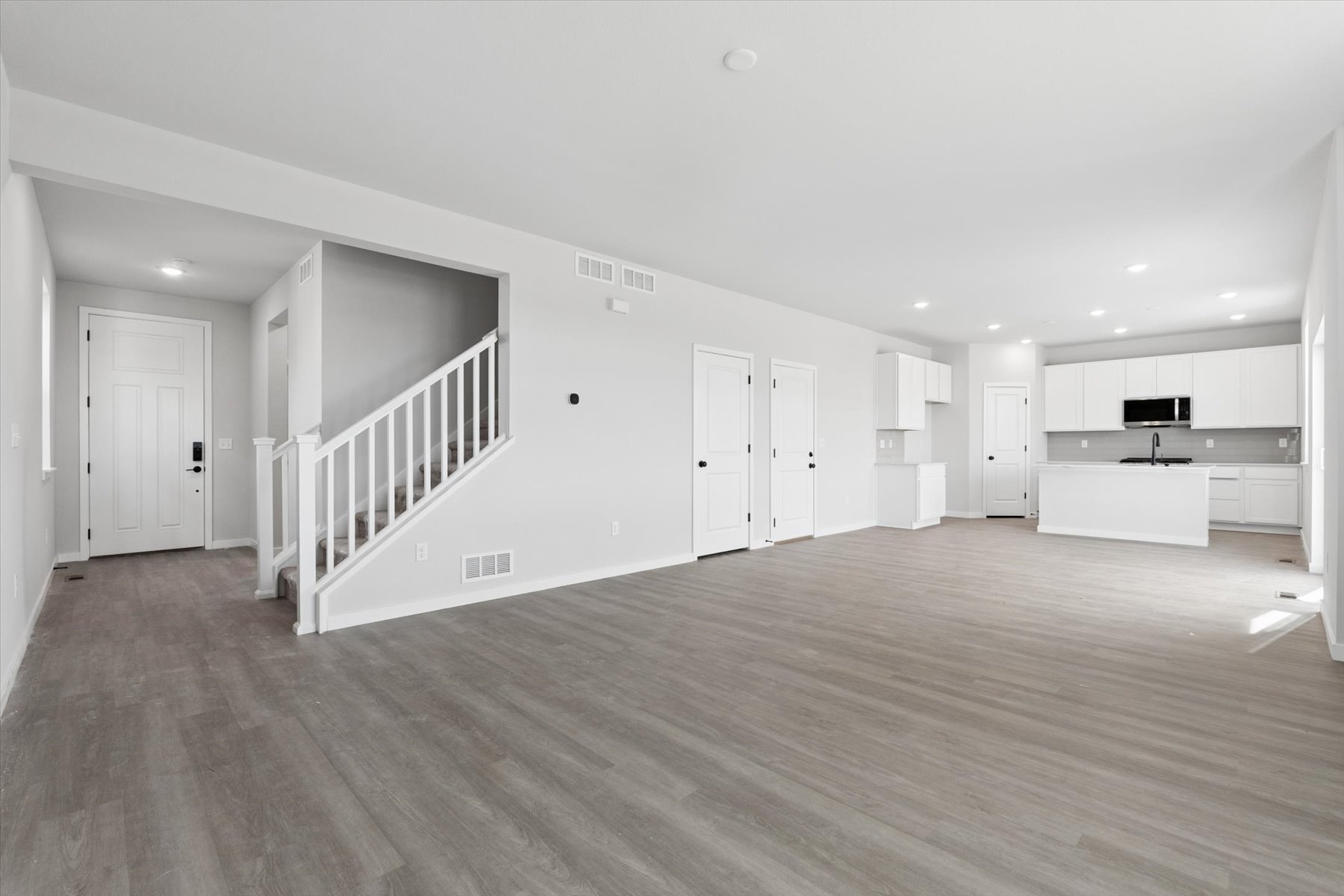 A large empty room.