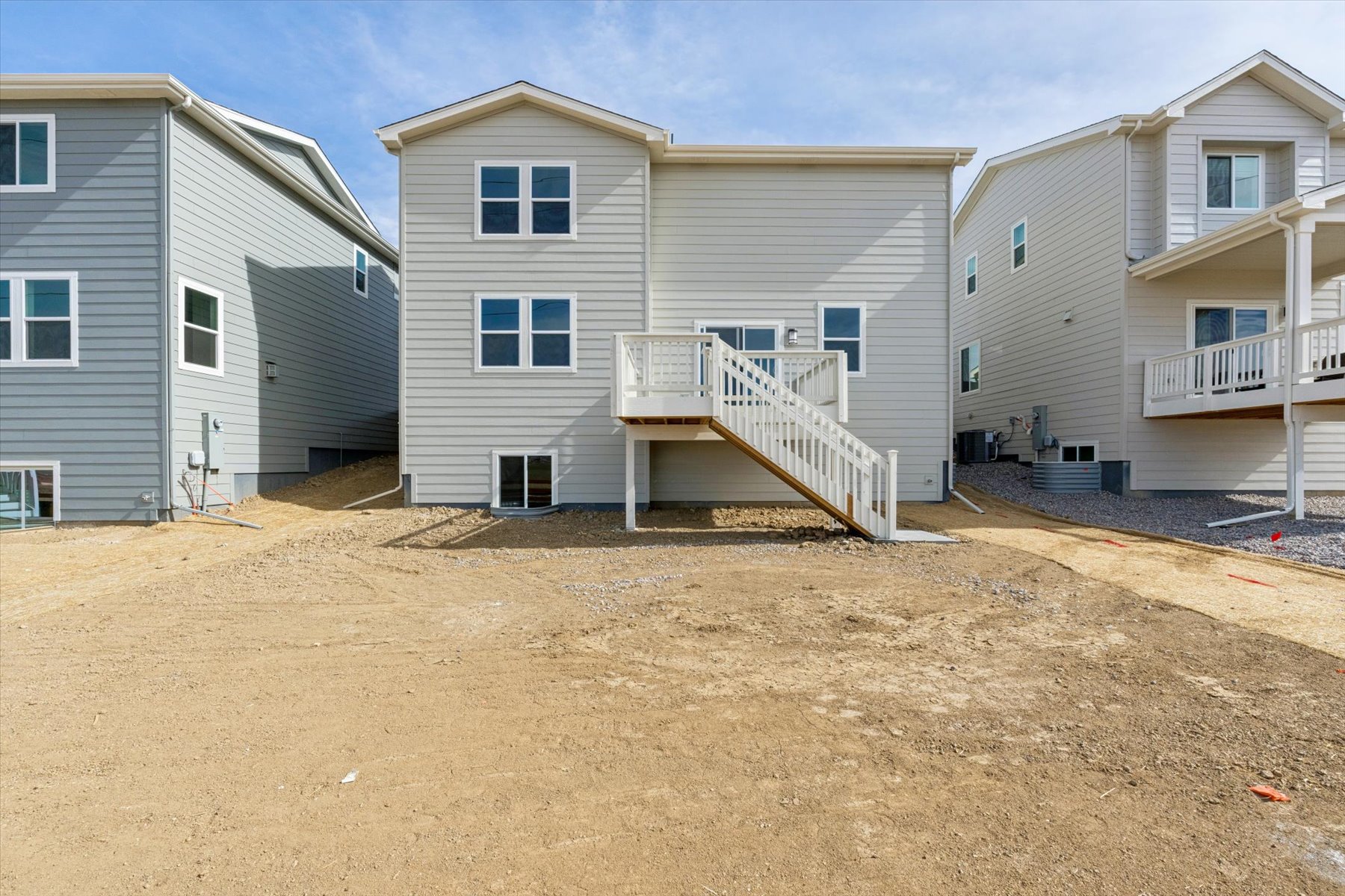 A group of houses.
