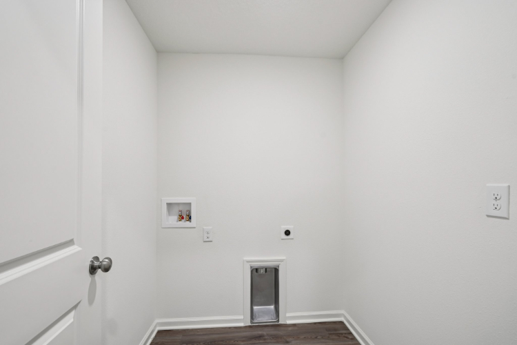 A room with white walls.