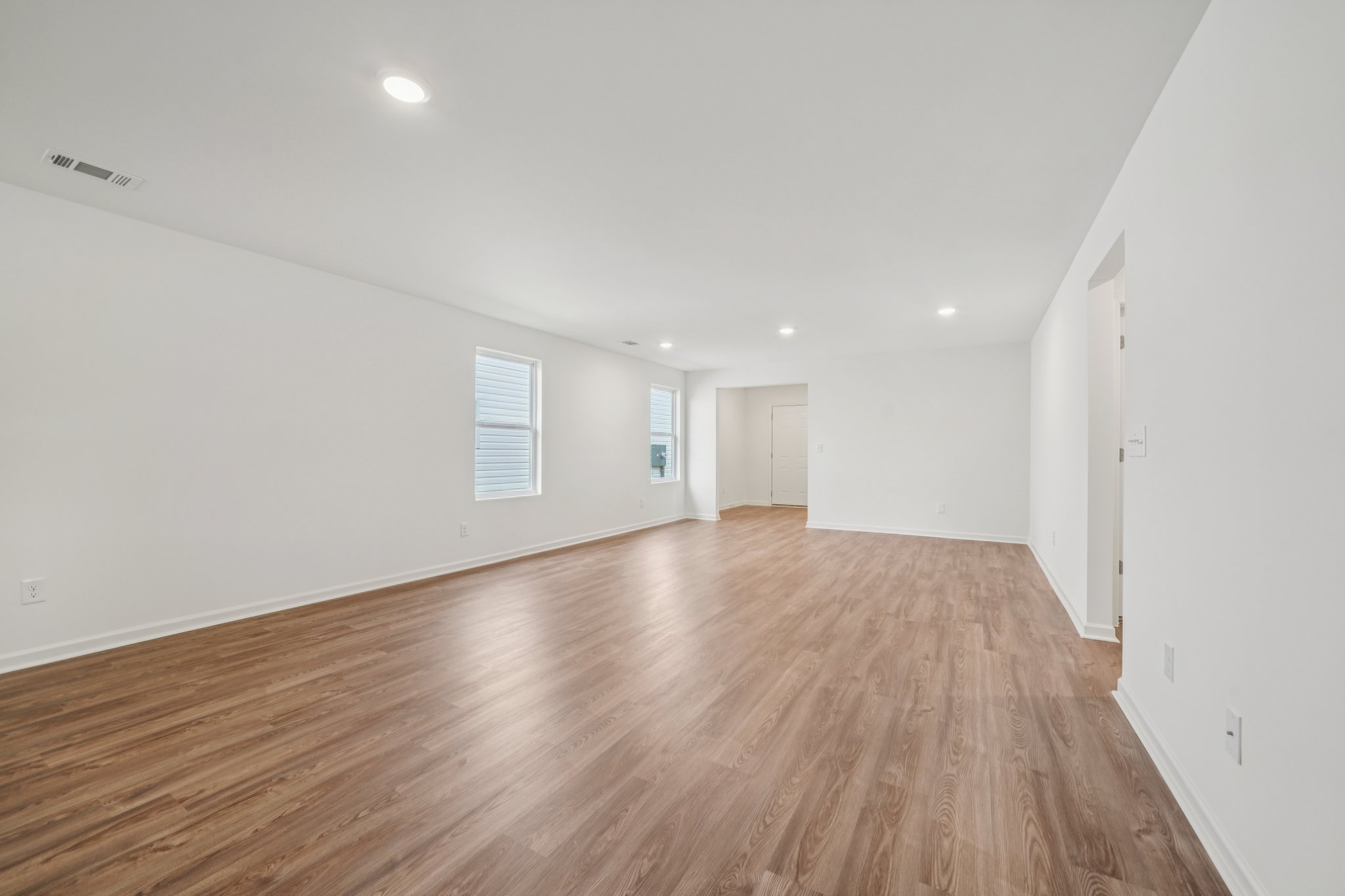 A room with white walls.