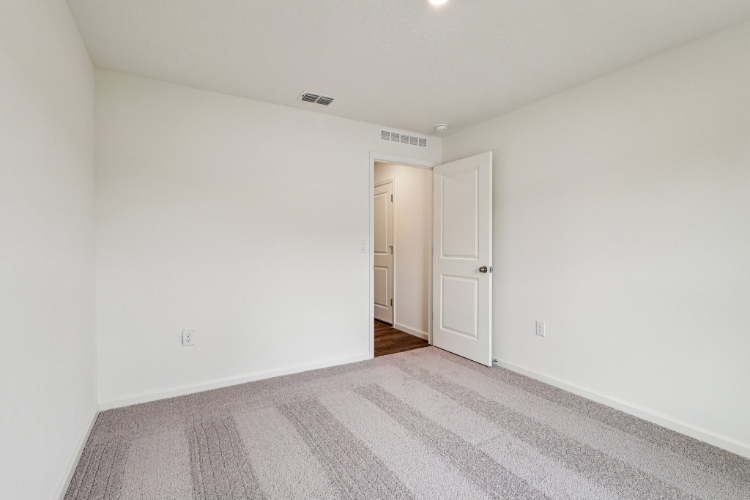 A room with white walls.